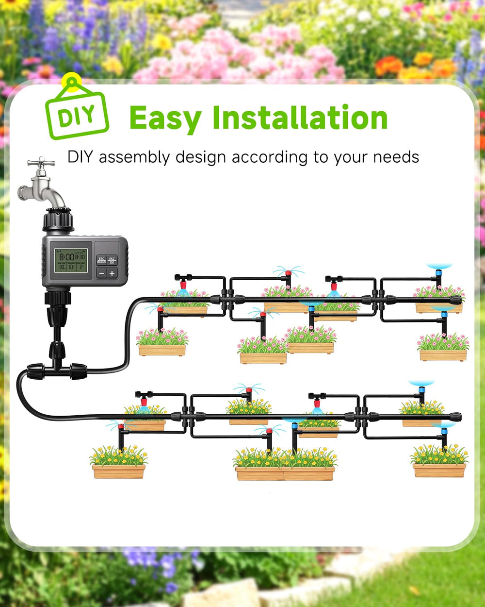 MQJIAZHI snap fittings and stakes close-up for tool-free installation