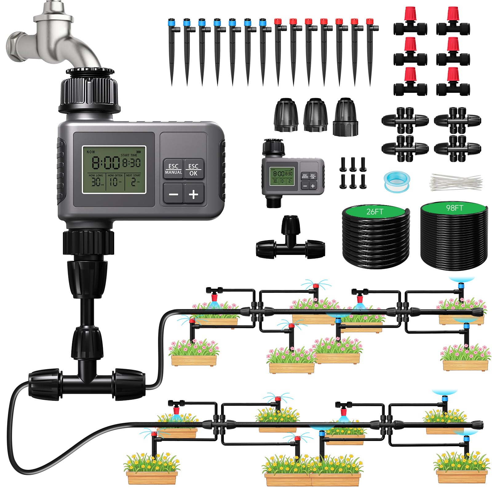 MQJIAZHI front packaging showing controller and components for easy setup