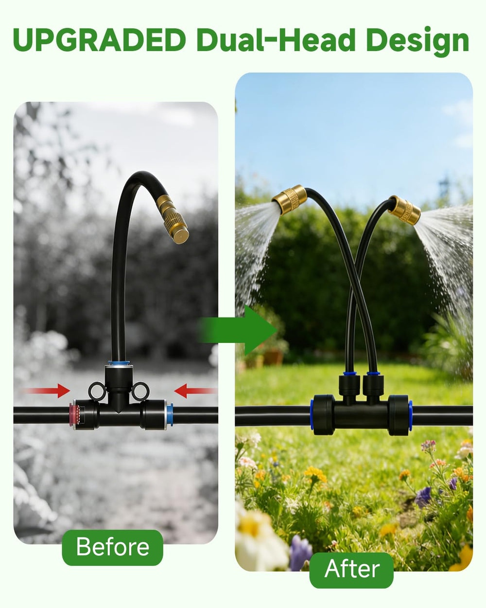 MQJIAZHI nozzles misting potted plants for gentle hydration