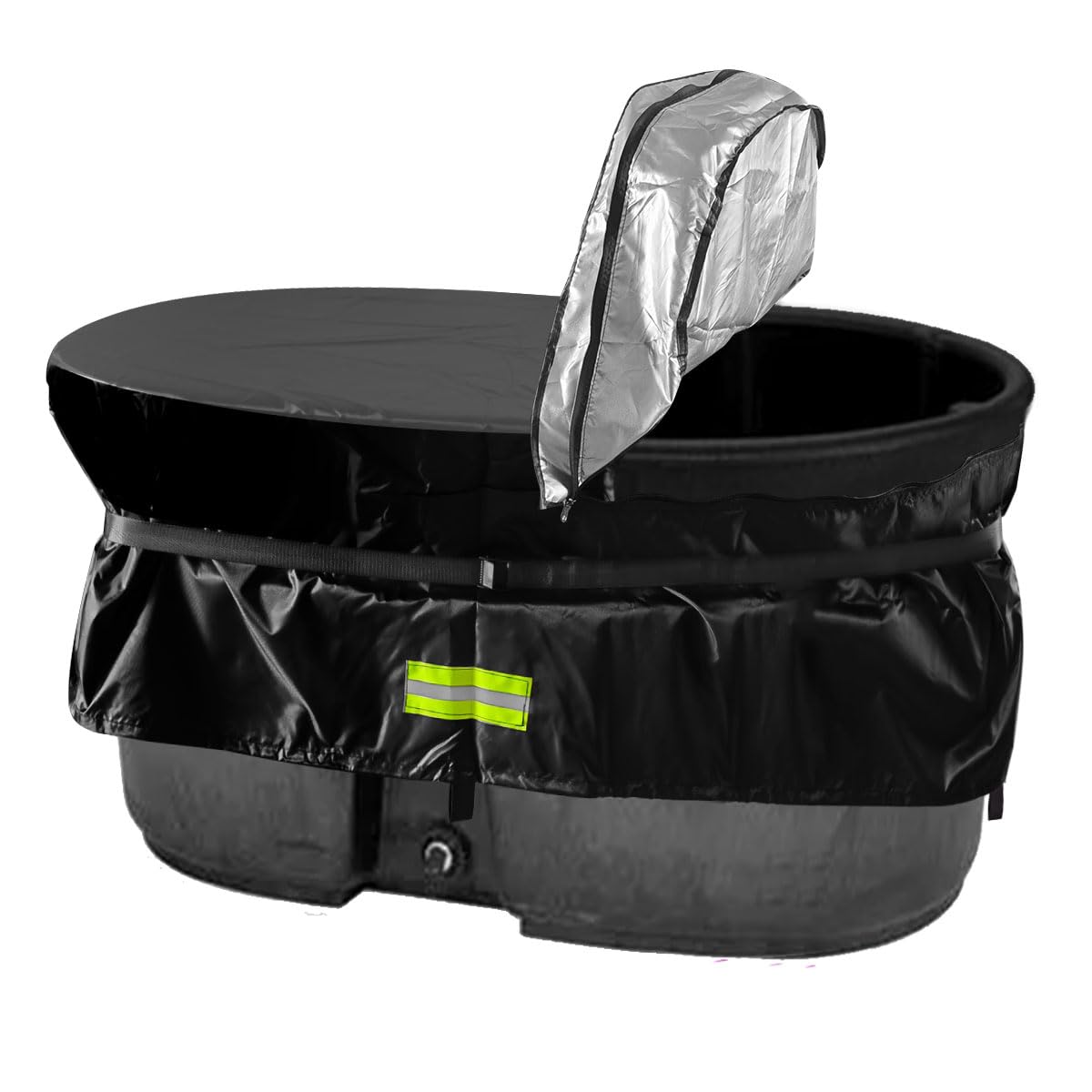 MQLD Rubermaid front view showing full waterproof coverage benefit
