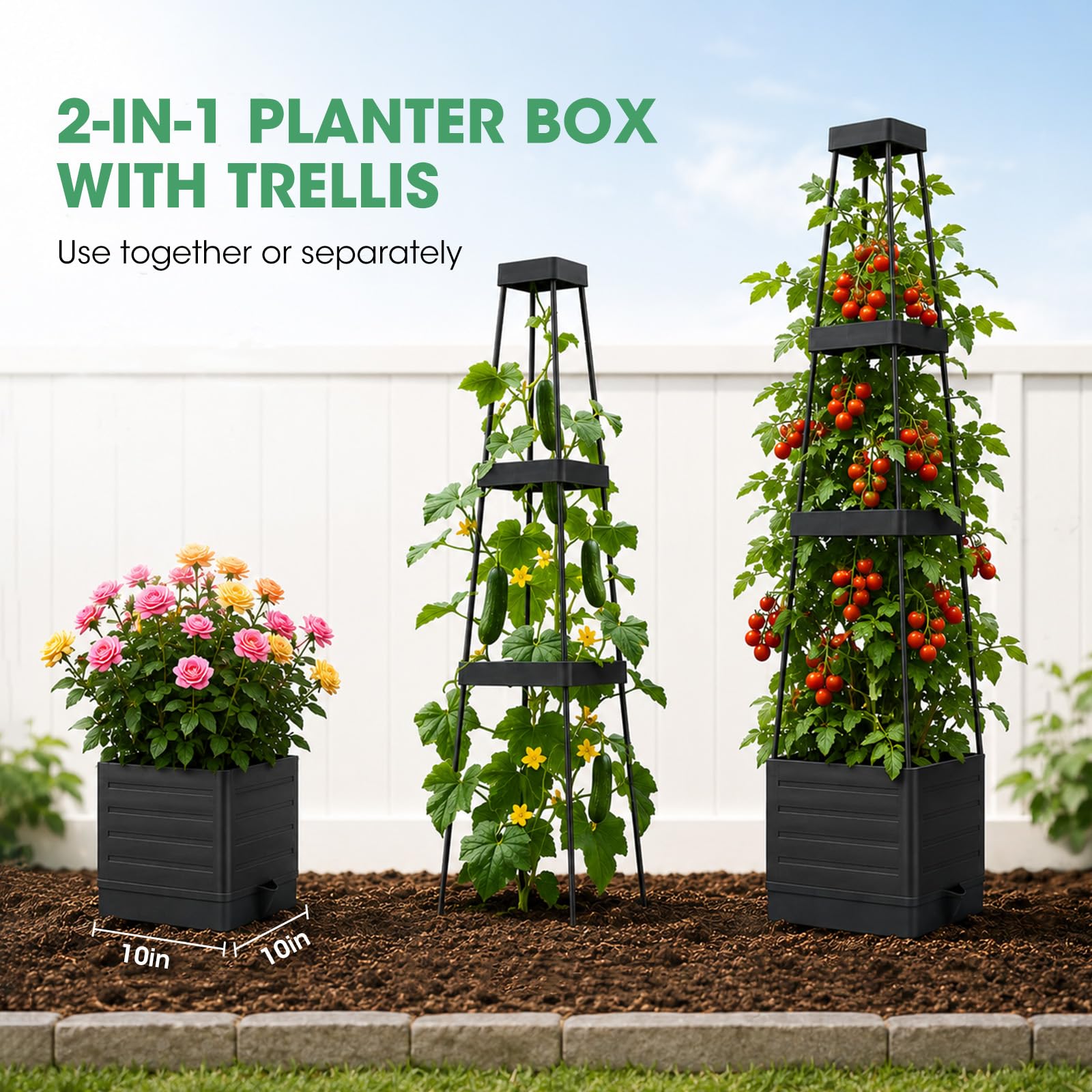 MQUPIN balcony lifestyle display illustrating urban gardening convenience