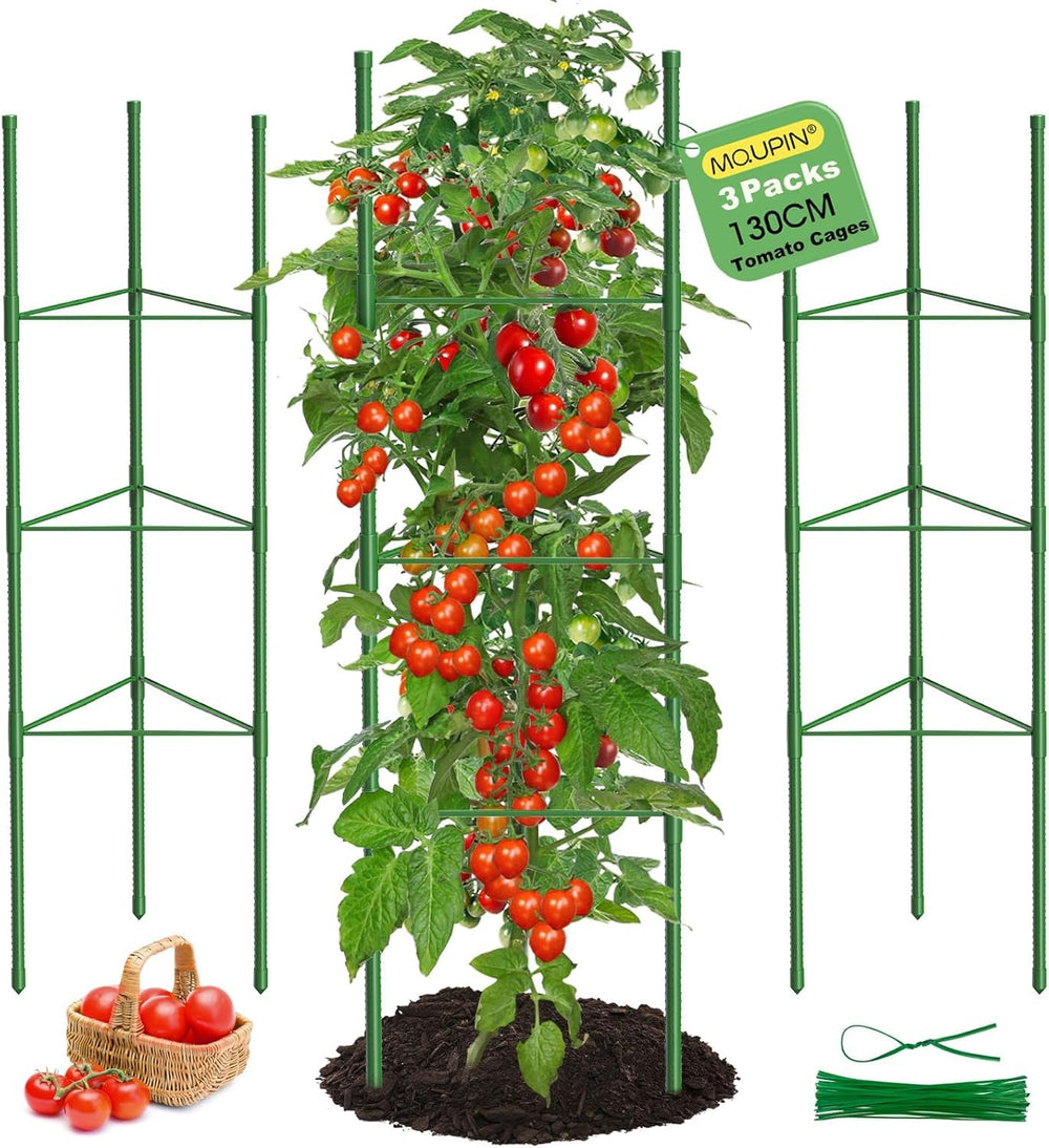 MQUPIN front view of six assembled cages showing tall support and neat storage