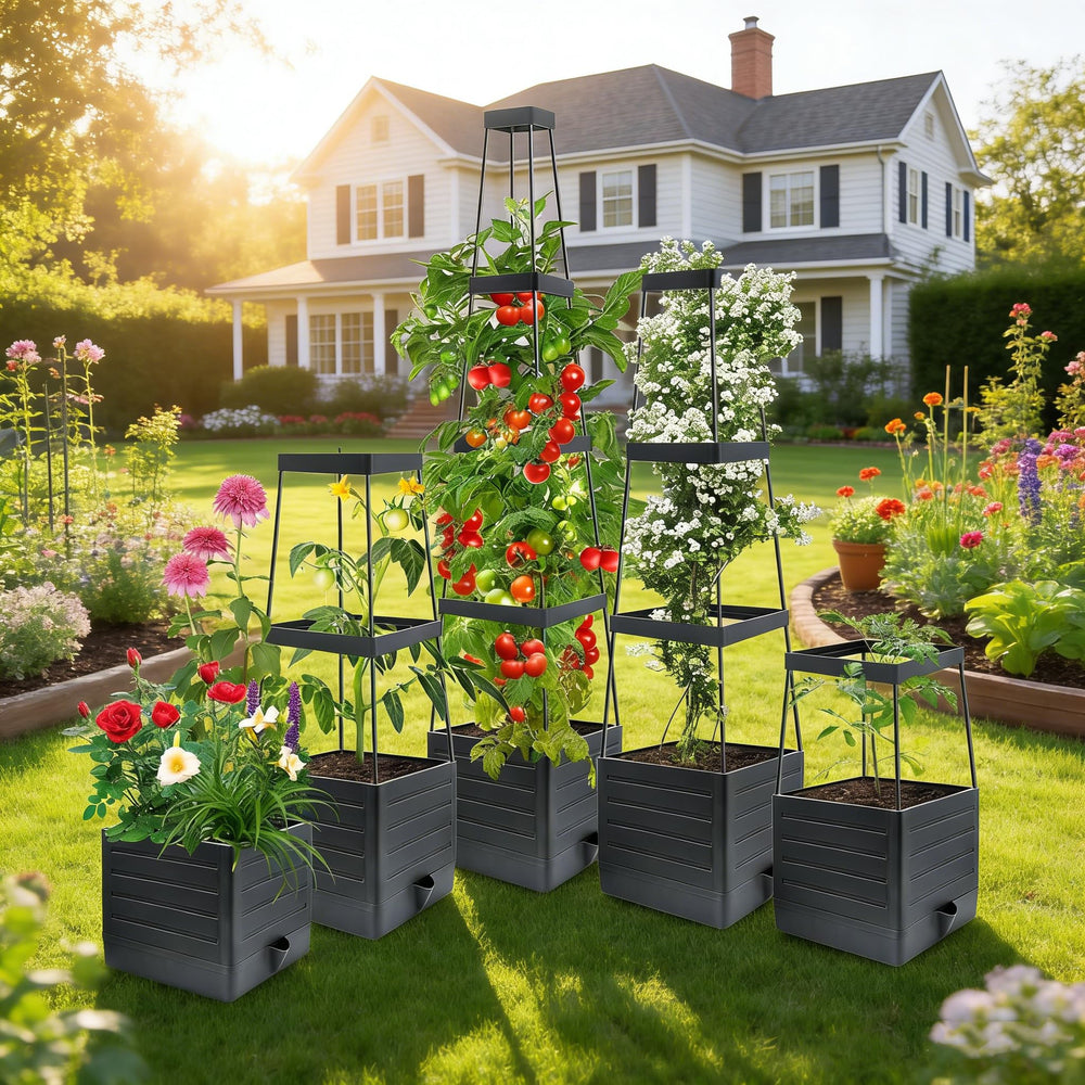 MQUPIN hands assembling planter tool-free for quick setup benefit