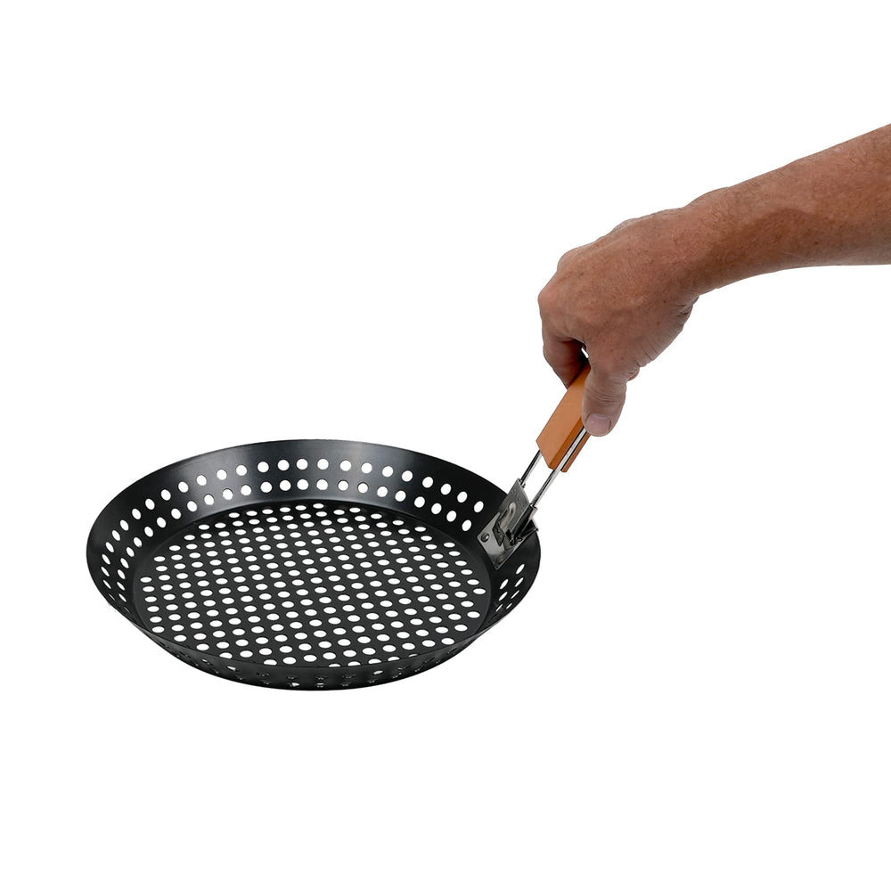 mr. bar-b-q removable handle detached for compact storage and versatile use