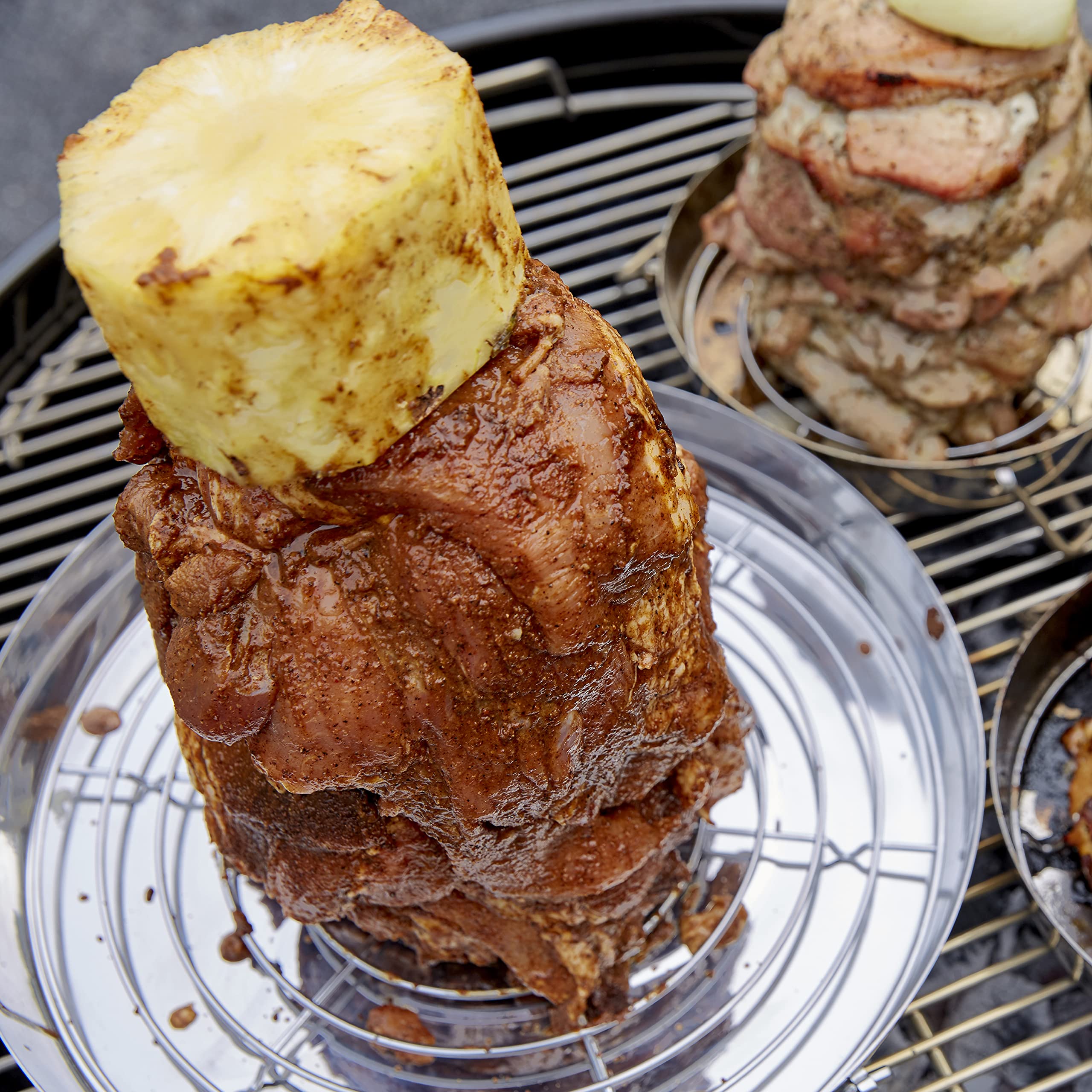 Mr. Bar-B-Q removable wire veggie rack close-up for versatile grilling