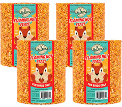 Mr. Bird Flaming Hot Feast front view showing label and ingredients for reliable feeding