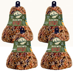 Mr. Bird close-up of seed bell texture highlighting nuts and mealworms benefit