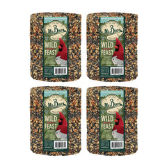 Mr. Bird front packaging of 4-pack cylinders showing product and benefit