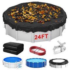 MR. COVER front packaging showing 24 ft cover and benefits