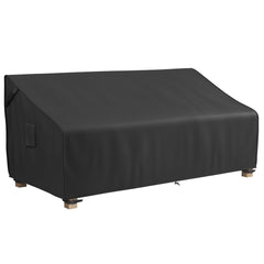 MR. COVER front view on 3-seater sofa showing full protection and neat fit