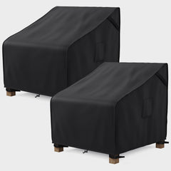 mr. cover front view showing full chair coverage and secure protection