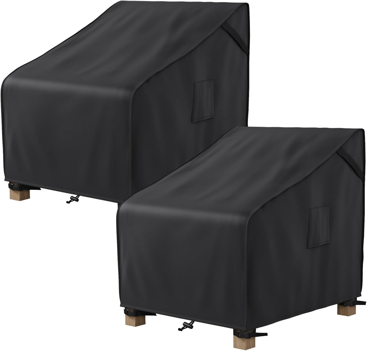 MR. COVER front view on a rocking chair showing full protection and neat fit
