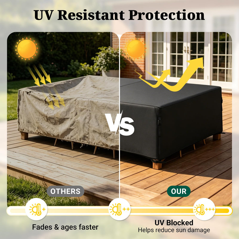 MR. COVER padded handles used to install cover easily and quickly
