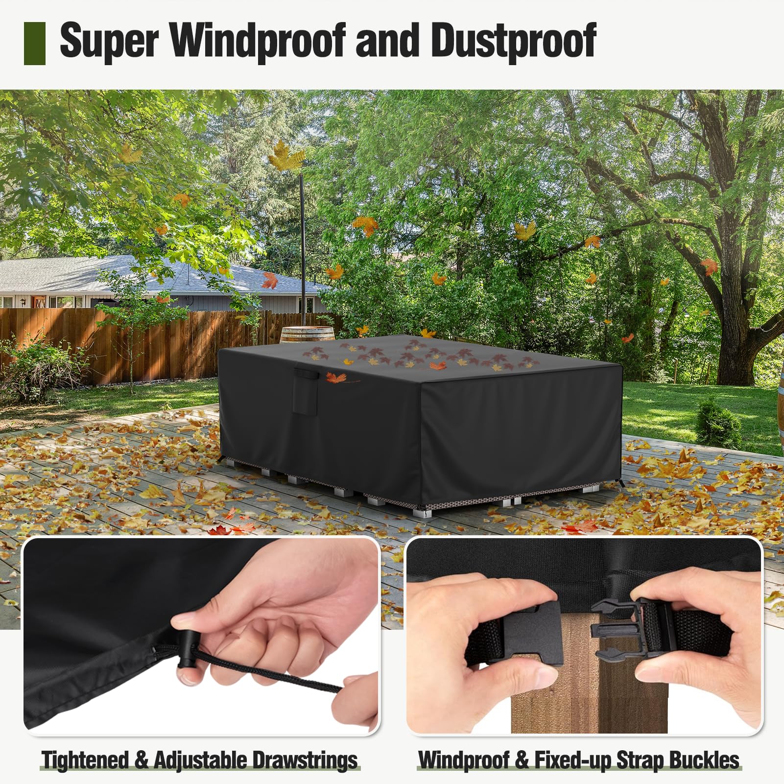 MR.COVER fabric texture showing waterproof PU coating durability