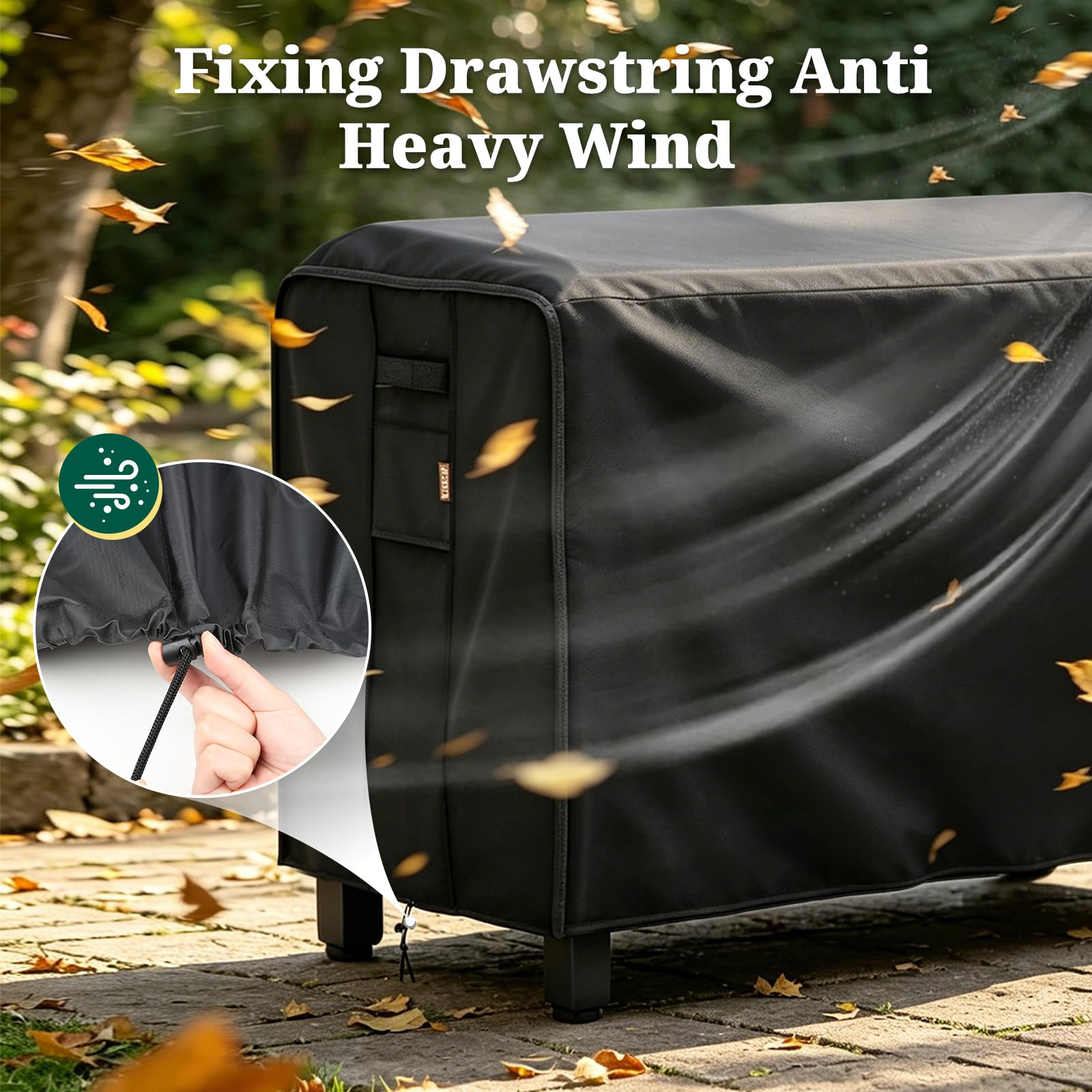 MR. COVER fitted on Keter Unity XL outdoor cart providing full waterproof protection