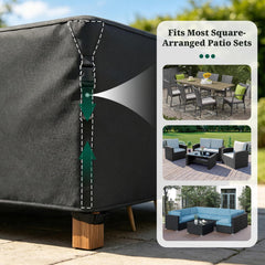 MR. COVER reinforced seam and double stitching detail, longer-lasting durability