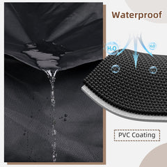 MR. COVER handle detail for easy carrying and quick removal benefit
