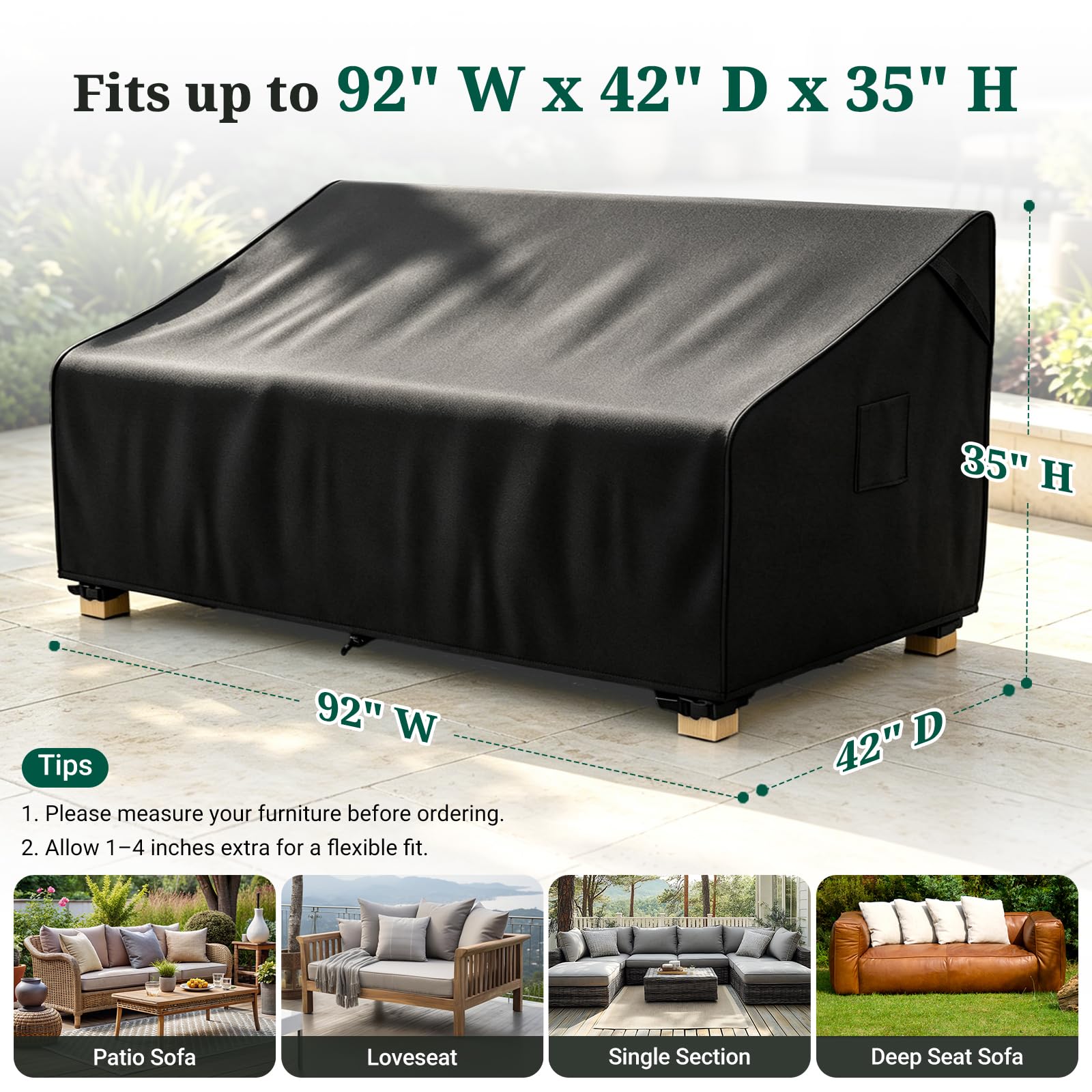MR. COVER water beading on coated surface demonstrating waterproof protection