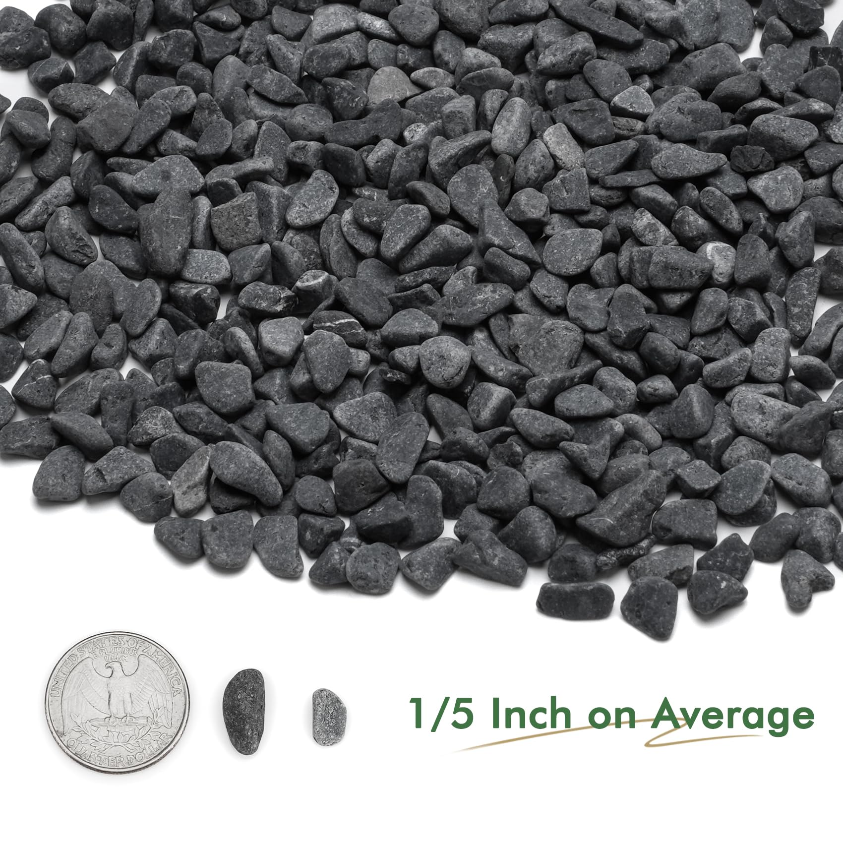 Mr. Fireglass close-up of matte pebble texture highlighting non-glare finish