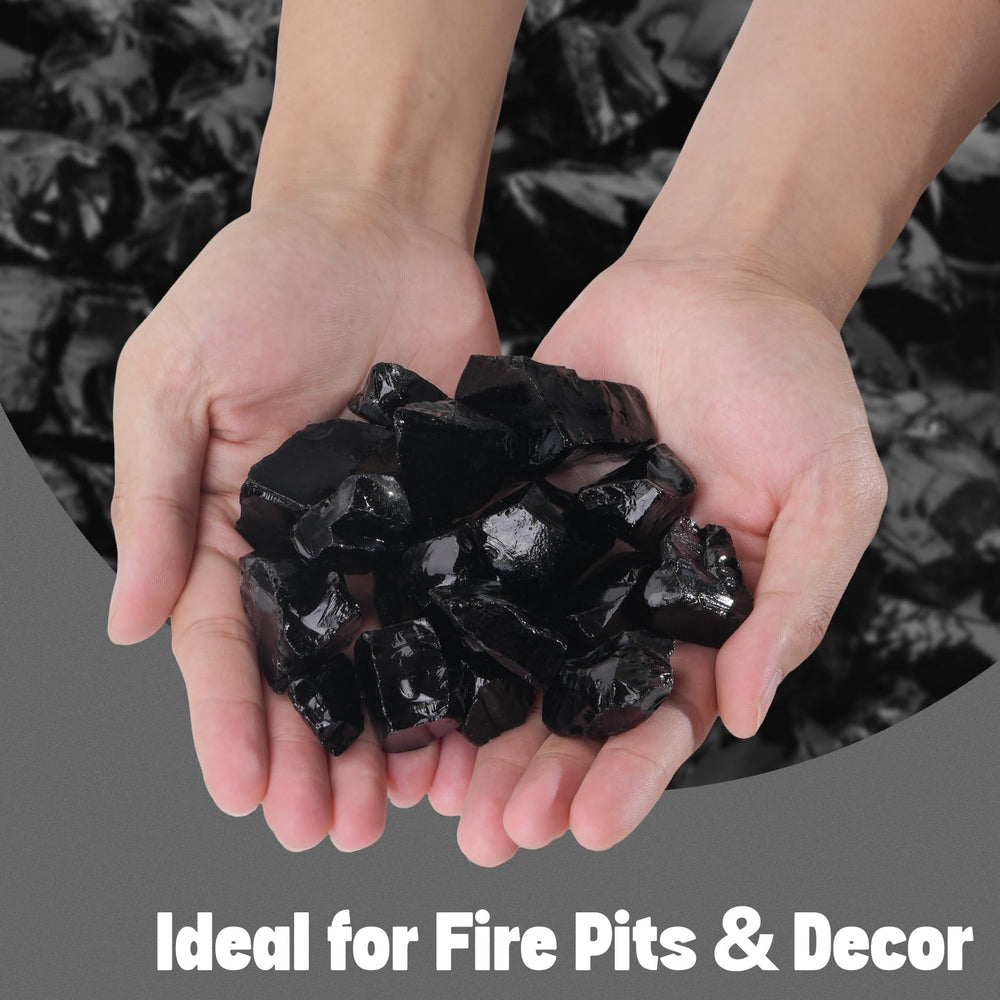 Mr. Fireglass close-up of polished texture highlighting durable heat-resistant finish