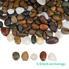 Mr. Fireglass close-up texture of polished pebbles showing smooth edges and natural shine benefit