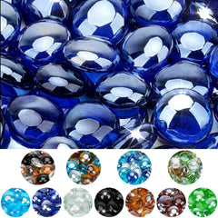 Mr. Fireglass front bag showing cobalt blue beads and weight for easy identification