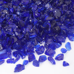 Mr. Fireglass front packaging showing cobalt blue glass and product details for easy selection