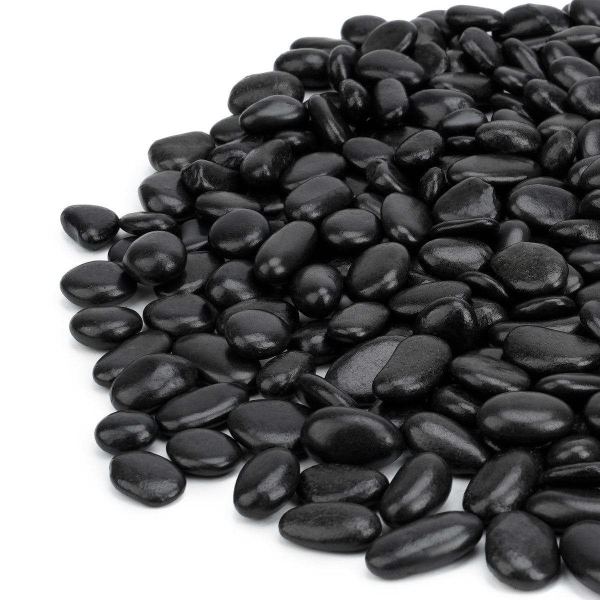 Mr. Fireglass front packaging showing 10 lb bag and product benefit of consistent stones