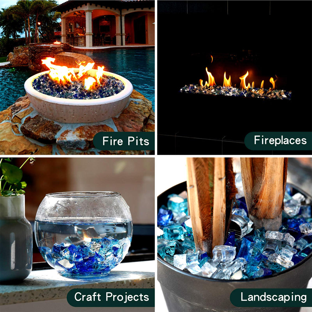 Mr. Fireglass label and color mix detail, demonstrating aqua cobalt platinum blend