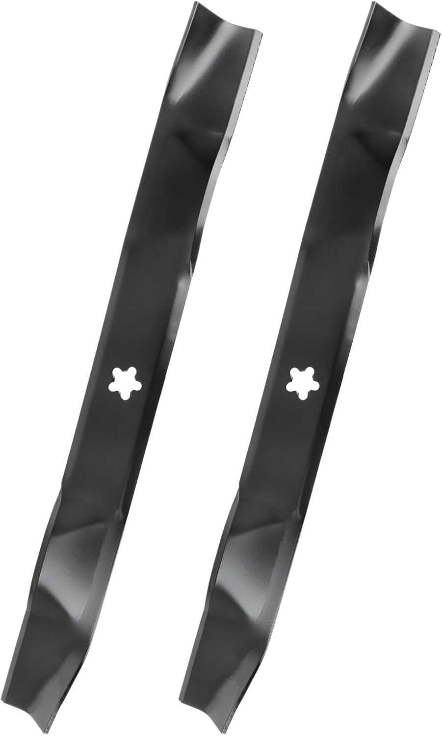 Mr Mower Parts five-point star center hole visible for easy OEM-style mounting