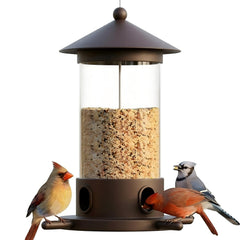 MrCrafts front view bronze feeder showing durable design and visual appeal