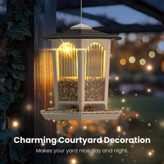 MrCrafts Nature soft LED glow at dusk creating inviting nighttime ambiance