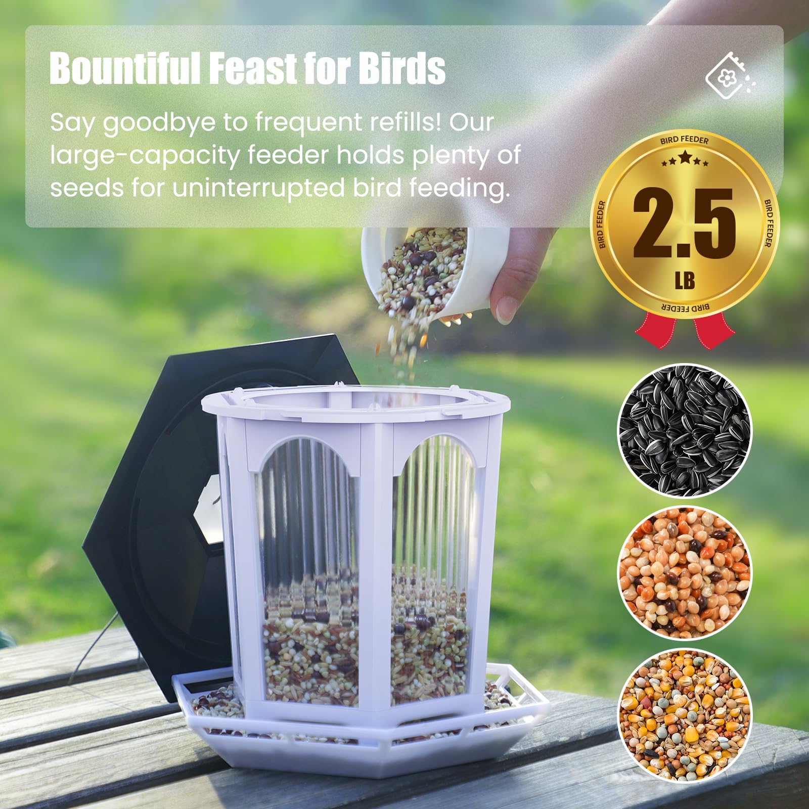 MrCrafts Nature open box with contents showing complete ready-to-hang kit