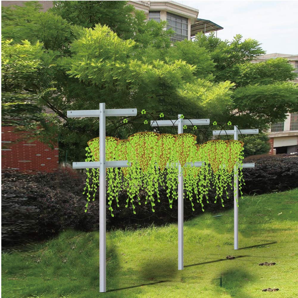 Mr Garden trellis arm dimensions shown next to tape measure, clear scale guidance