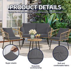 MRGSDL fitted cushion cover on patio chair demonstrating smooth tailored look and easy refresh benefit