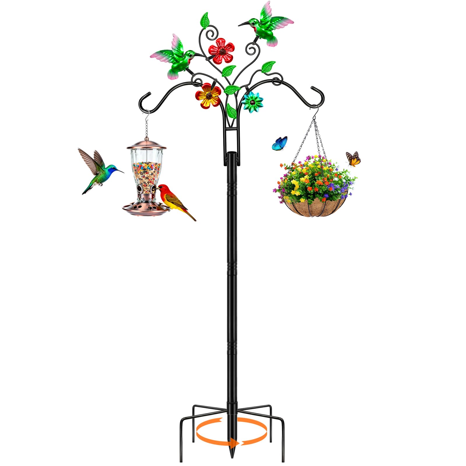 MRHEPHAESTUS front view of double shepherds hook showing dual arms and full height benefit