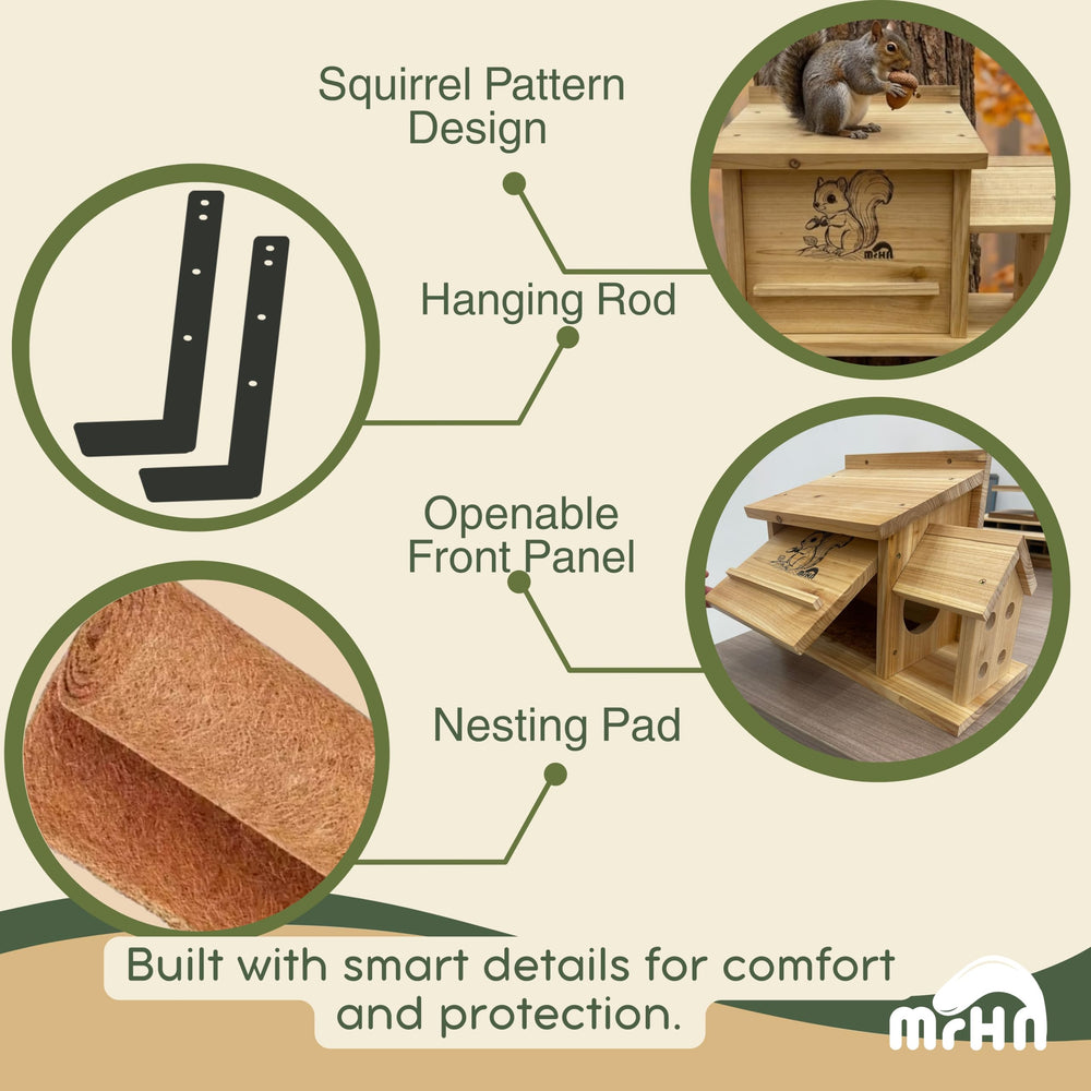 MRHN mounted on porch post illustrating easy installation and elevated safety