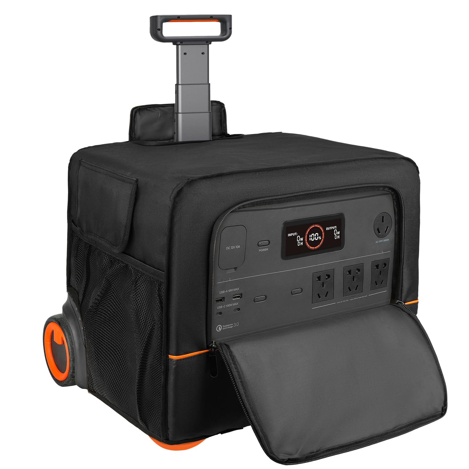 MRINCA front profile cover on Jackery generator protects from dust and impacts