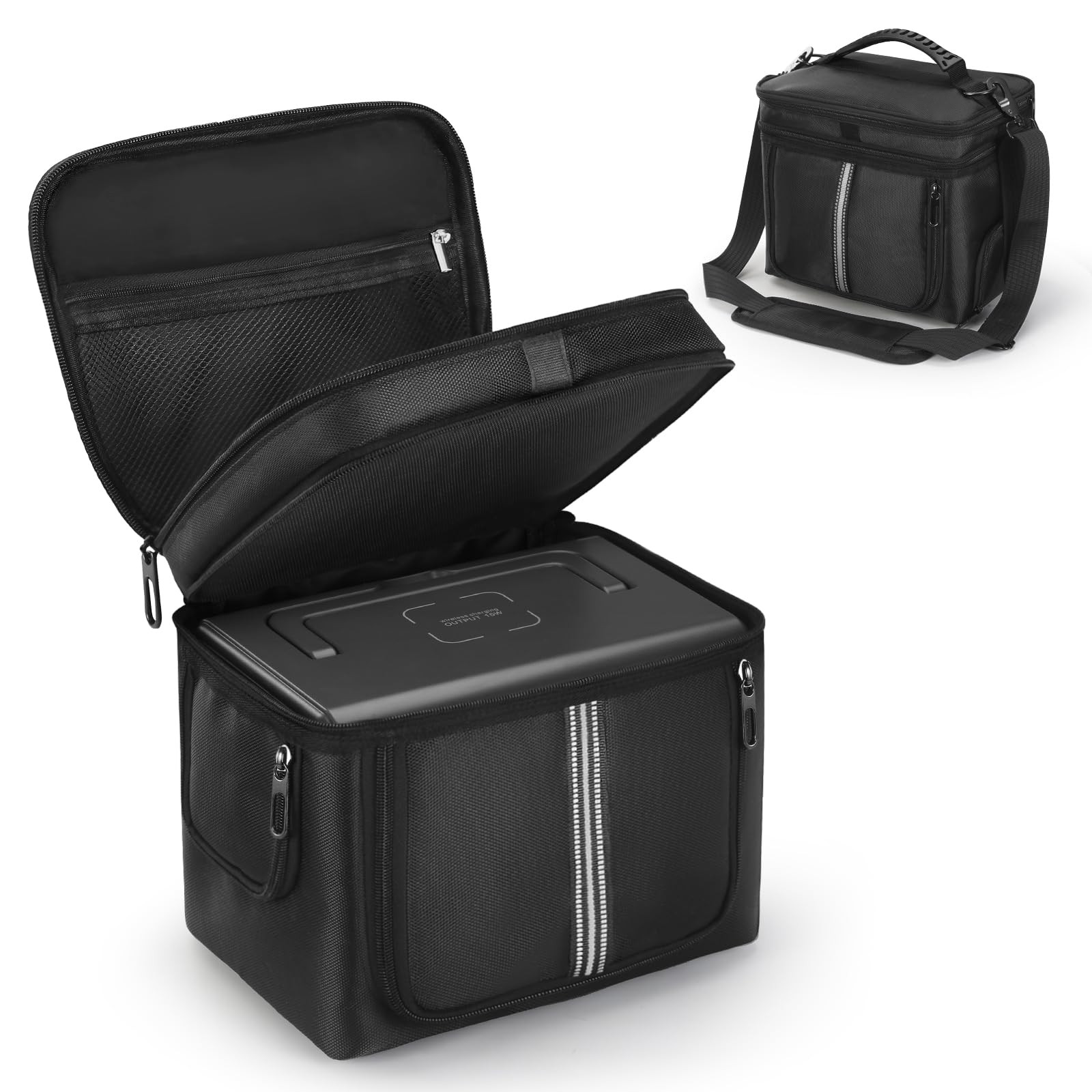 MRINCA front view of closed case showing fit and protection benefit