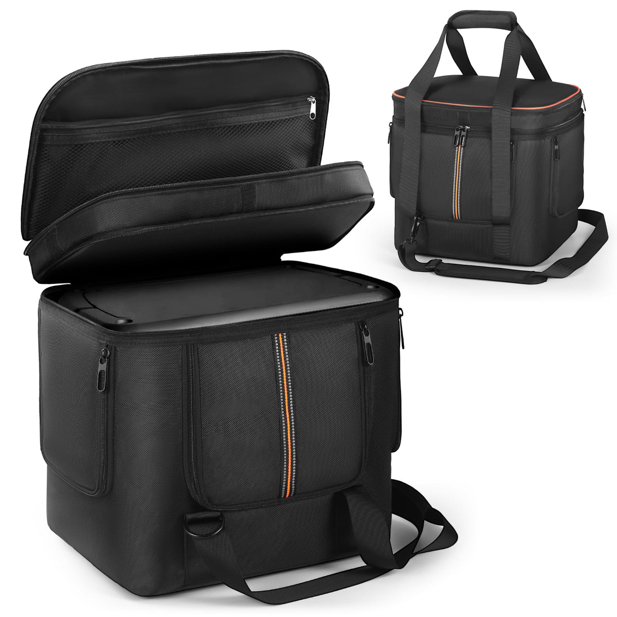 MRINCA front view with Jackery showing protective fit and quick access