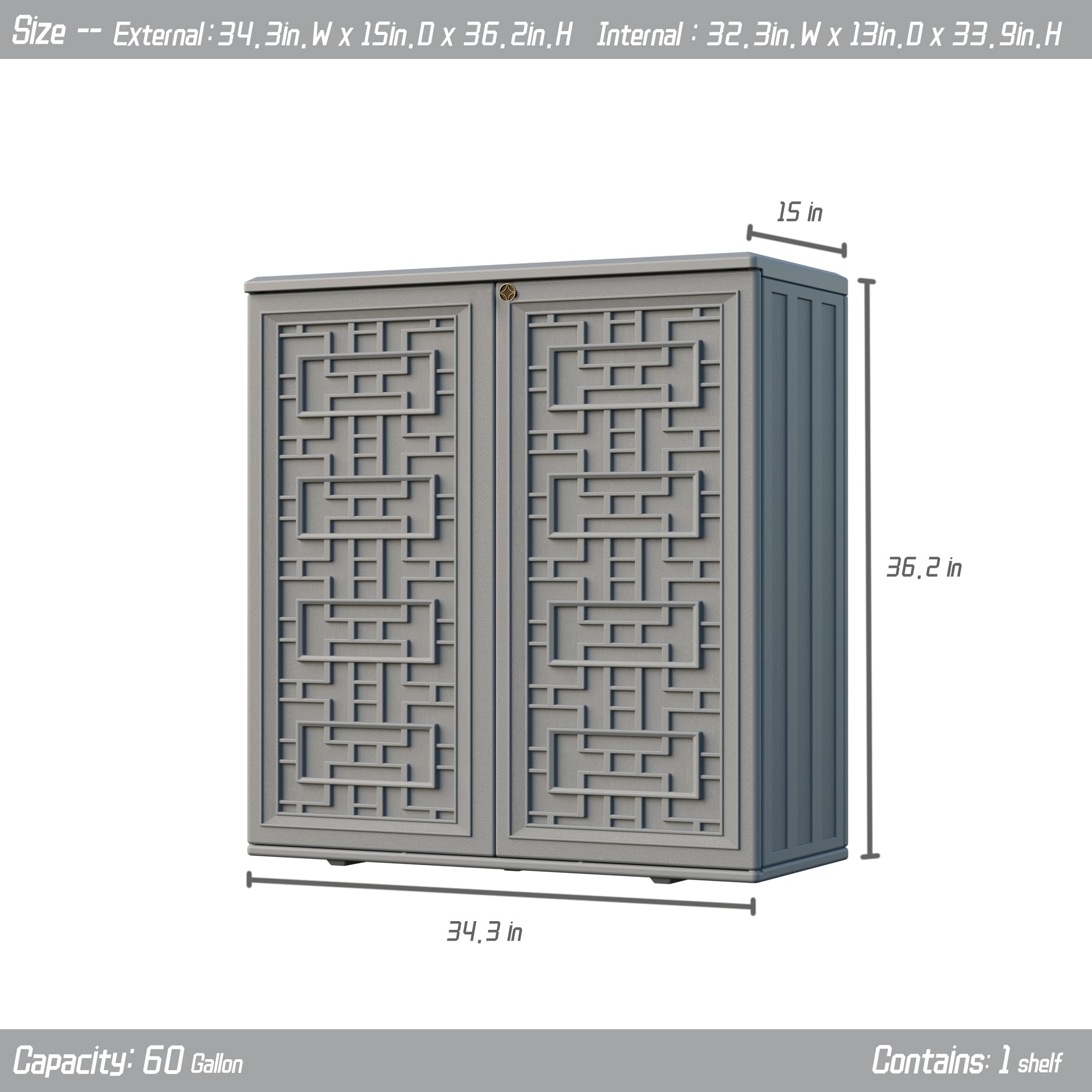 Mrosaa side profile on patio demonstrating space‑saving placement