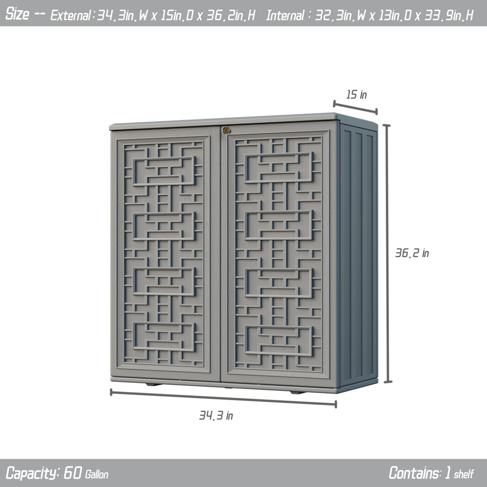Mrosaa side profile on patio demonstrating space‑saving placement