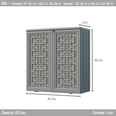 Mrosaa side profile on patio demonstrating space‑saving placement
