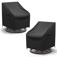 Mrrihand front view on swivel chair protecting from rain