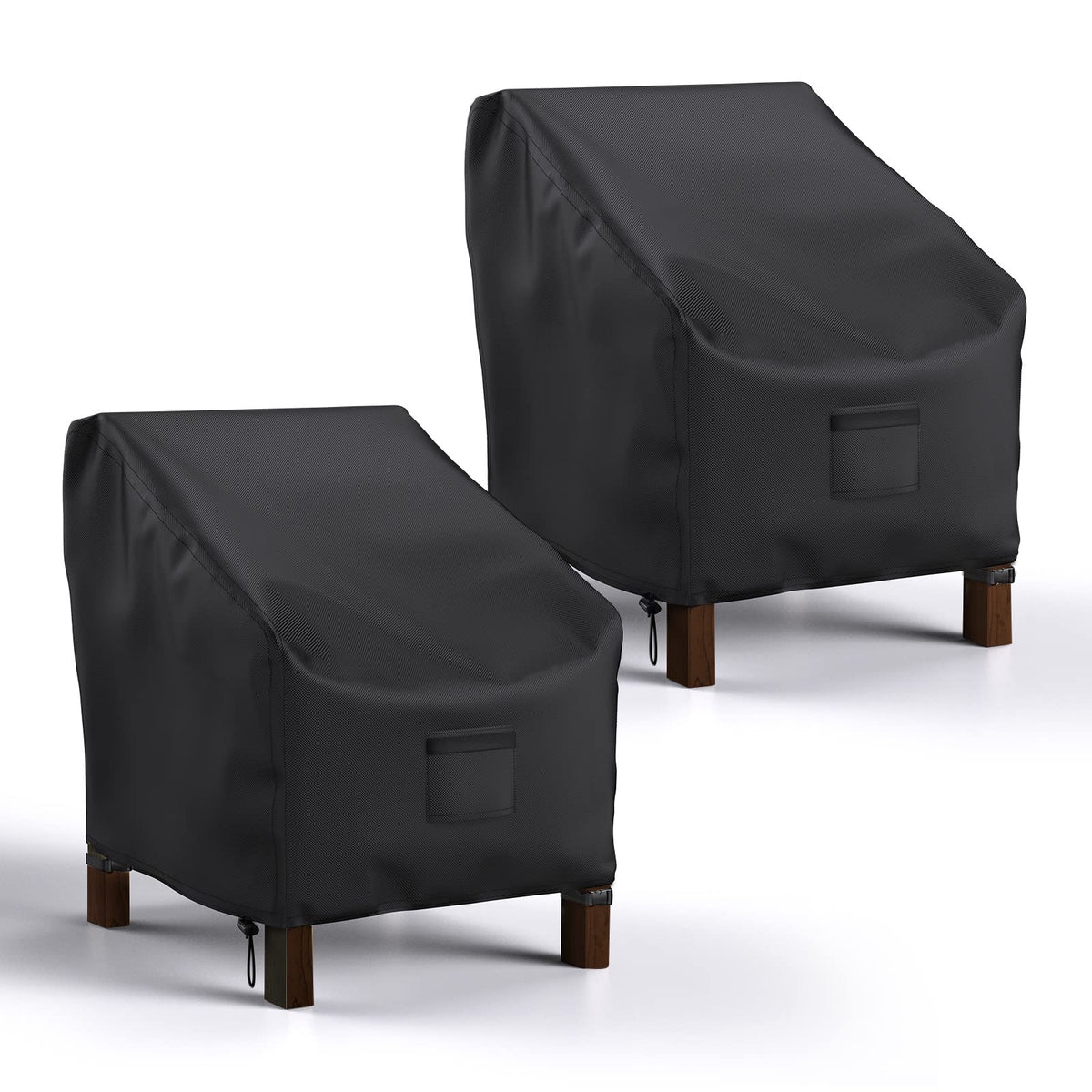Mrrihand front view of two packed covers showing full protection and matching set