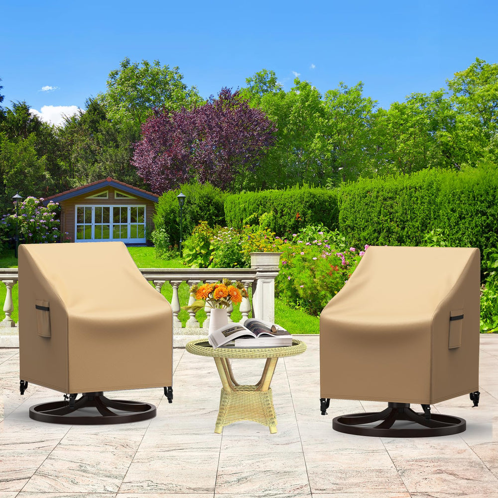 Mrrihand lifestyle porch setting covered chairs keeping furniture clean