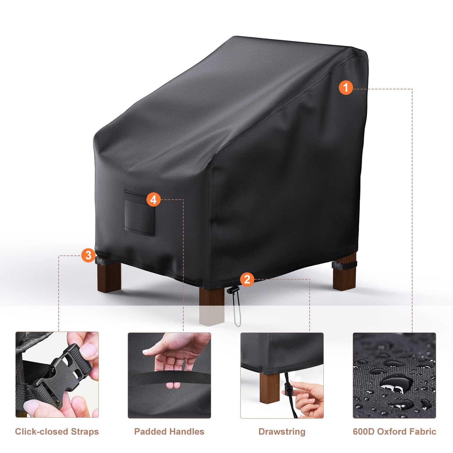 Mrrihand padded handle and click-strap showing easy install and secure fastening