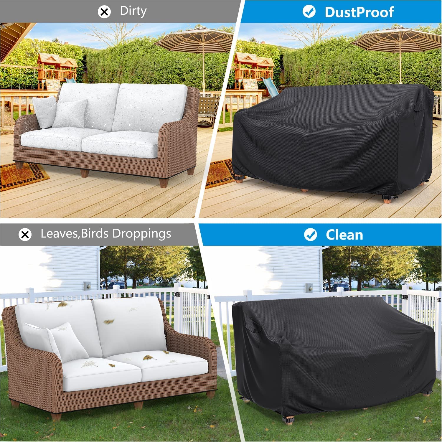 Mrrihand folded cover packed for compact storage to save space