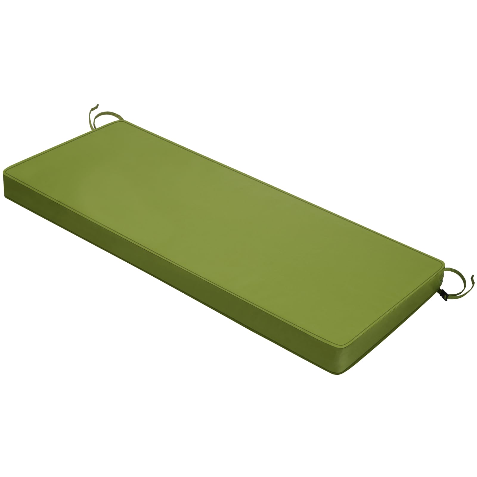 Mrsenloi bench cushion front view showing full beige coverage and comfort