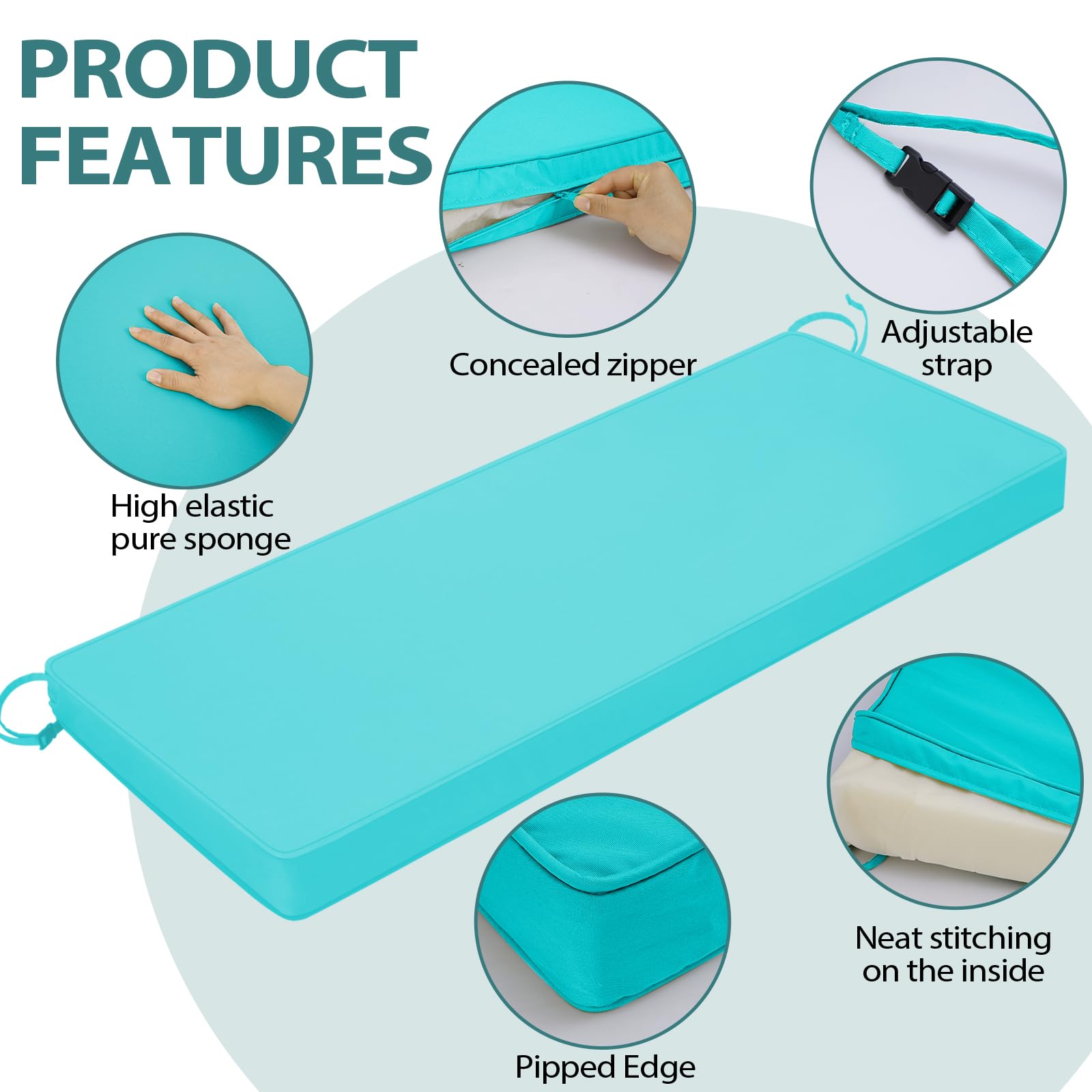 Mrsenloi 28D foam cross-section highlighting resilient comfort and support